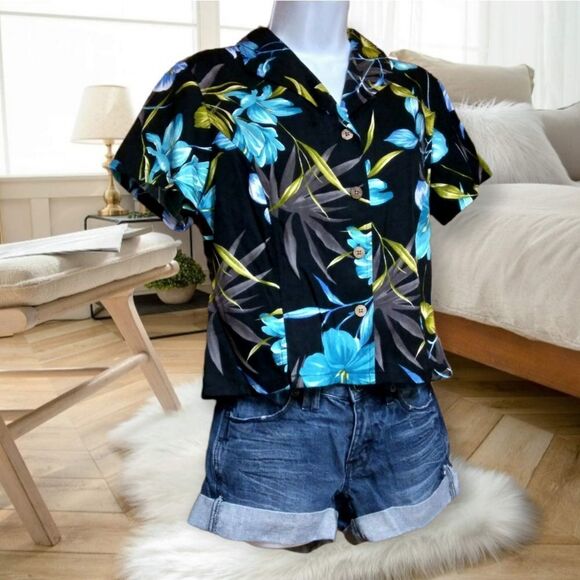 MADEWELL DARK WASH DENIM CUFFED SHORT SHORTY SHORTS - Picture 12 of 12